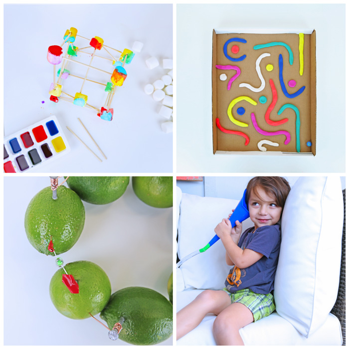 STEAM Play & Learn is a new kids activity book with 20 hands-on projects geared towards preschool aged children and beyond.