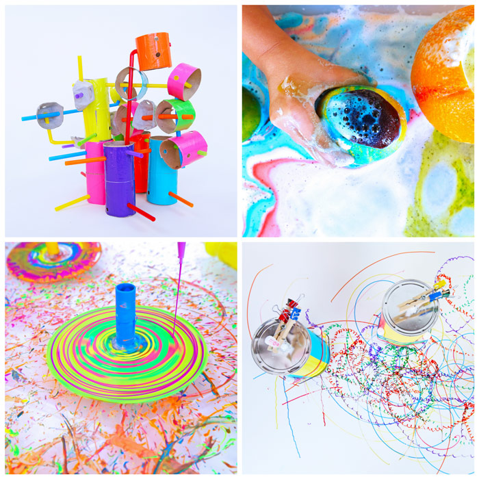 STEAM Play & Learn is a new kids activity book with 20 hands-on projects geared towards preschool aged children and beyond.